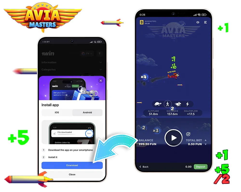 Steps to Download the Avia Masters App