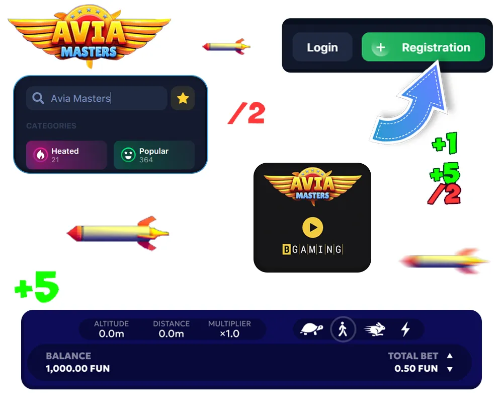 Steps to Play Avia Master